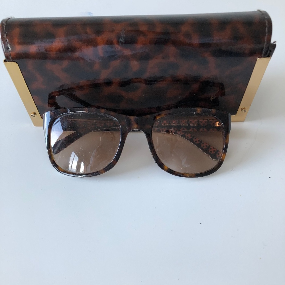 Tory Burch Tortoise Square Sunglasses